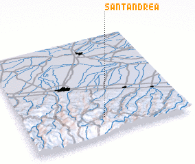 3d view of SantʼAndrea