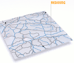 3d view of Médoung