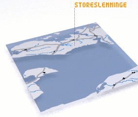 3d view of Store Slemminge