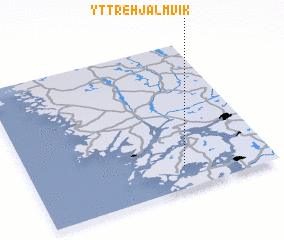 3d view of Yttre Hjälmvik