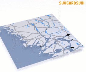 3d view of Sjögårdsvik