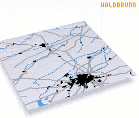 3d view of Waldbrunn