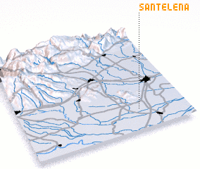 3d view of SantʼElena