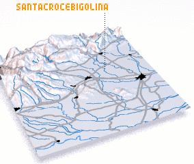 3d view of Santa Croce Bigolina