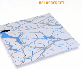 3d view of Melåsberget