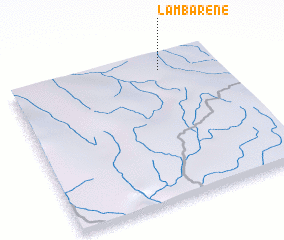 3d view of Lambaréné