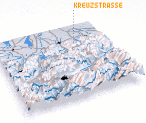 3d view of Kreuzstraße