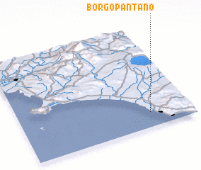 3d view of Borgo Pantano