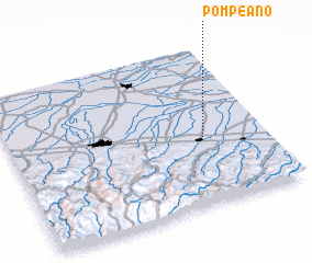 3d view of Pompeano