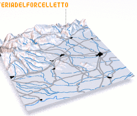 3d view of Osteria del Forcelletto