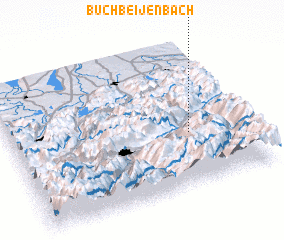 3d view of Buch bei Jenbach