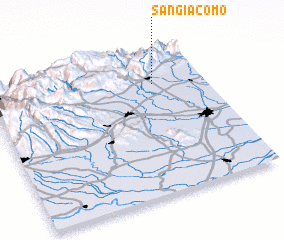 3d view of San Giacomo