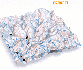 3d view of Canazei