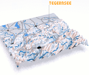 3d view of Tegernsee