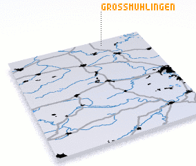 3d view of Groß Mühlingen