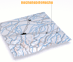 3d view of Bagnara di Romagna