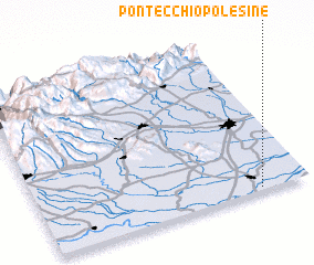 3d view of Pontecchio Polesine