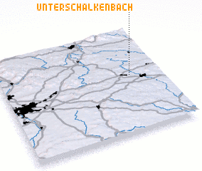 3d view of Unterschalkenbach