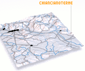 3d view of Chianciano Terme