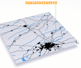 3d view of Haag an der Amper