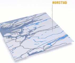 3d view of Homstad