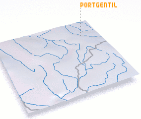 3d view of Port Gentil