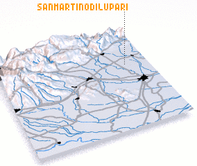 3d view of San Martino di Lupari