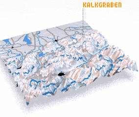 3d view of Kalkgraben