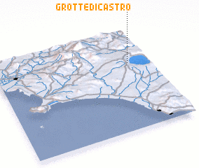 3d view of Grotte di Castro