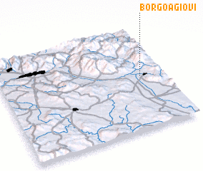 3d view of Borgo a Giovi