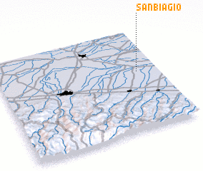 3d view of San Biagio