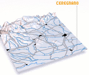 3d view of Ceregnano