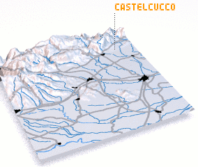 3d view of Castelcucco