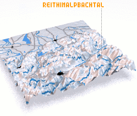 3d view of Reith im Alpbachtal