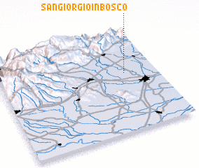 3d view of San Giorgio in Bosco