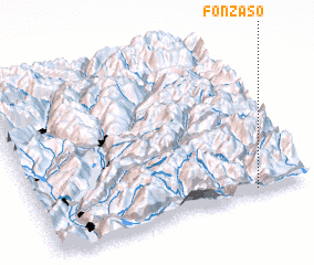 3d view of Fonzaso