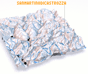 3d view of San Martino di Castrozza