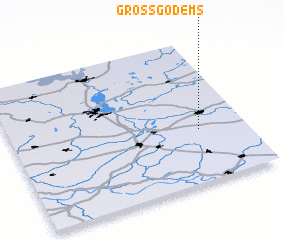 3d view of Groß Godems