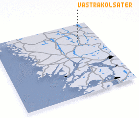 3d view of Västra Kolsäter