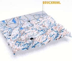 3d view of Bruckmühl