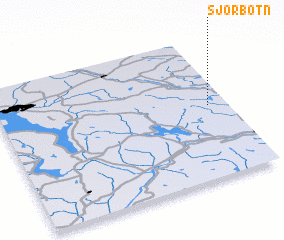 3d view of Sjørbotn