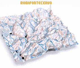 3d view of Rio di Fontecervo