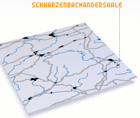 3d view of Schwarzenbach an der Saale