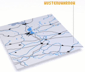 3d view of Wüsten-Vahrnow