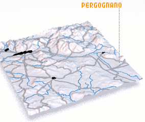 3d view of Pergognano