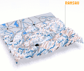 3d view of Ramsau