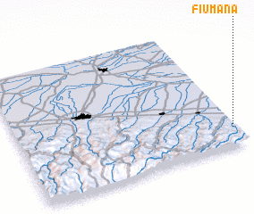 3d view of Fiumana