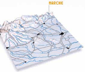 3d view of Marche