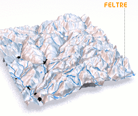 3d view of Feltre