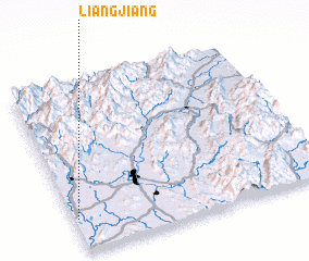 3d view of Liangjiang